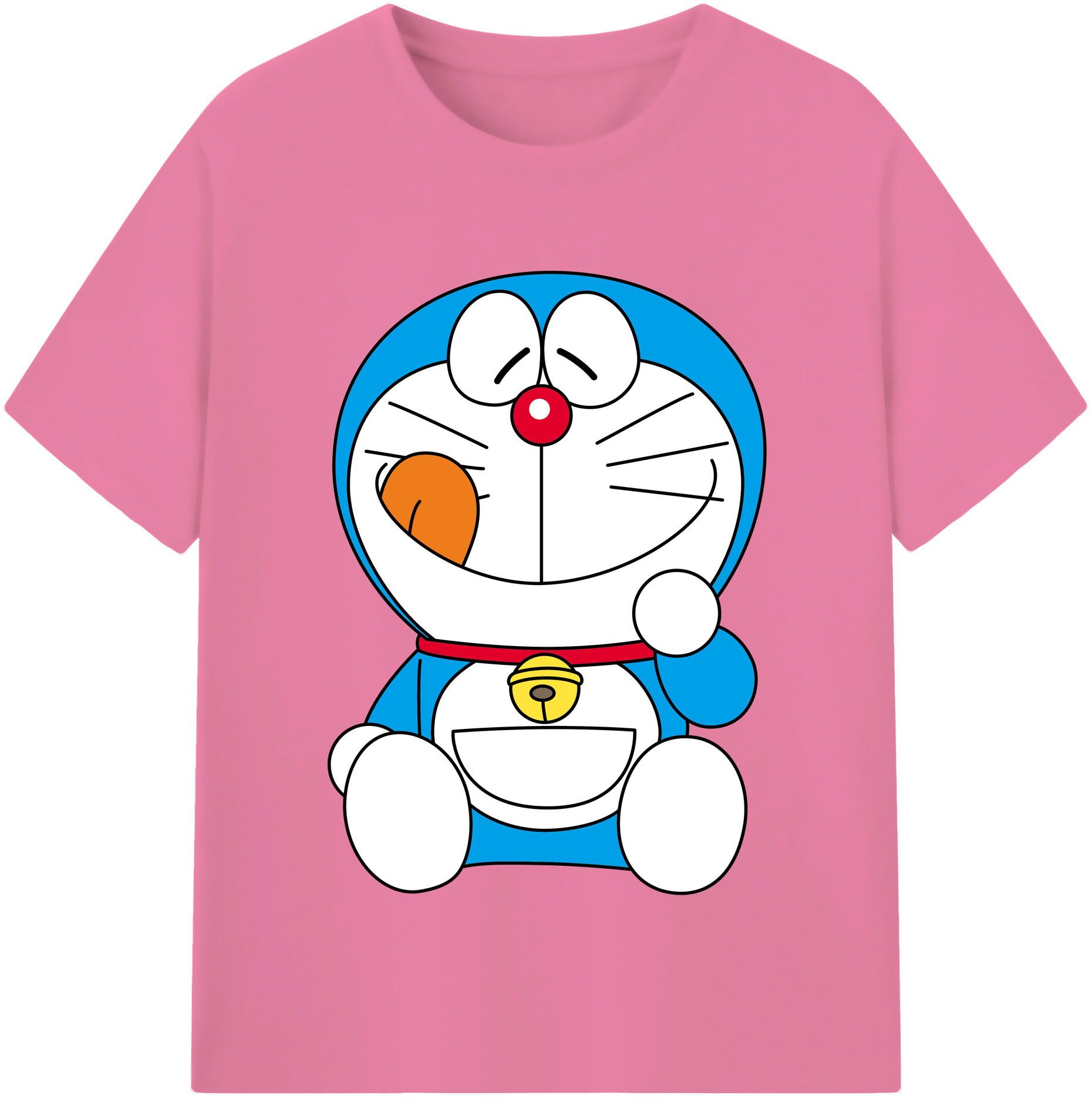 （画像用） ドラえもん Doraemon 綿100％半袖Tシャツ（フロントプリント）
